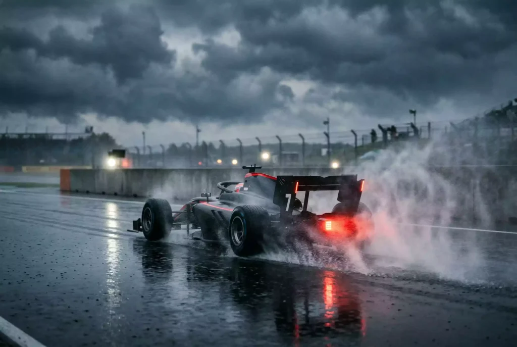 Wetter Einfluss auf F1 Wetten - Regen und Temperatur verändern Quoten